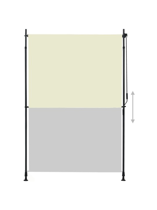 Venkovní roleta 150 x 270 cm krémová