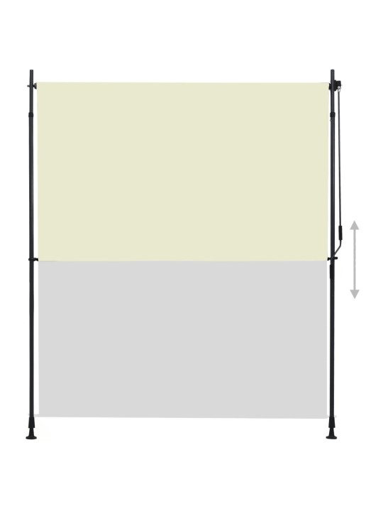 Venkovní roleta 200 x 270 cm krémová