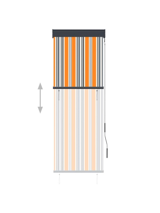 Venkovní roleta 60 x 250 cm žlutomodrá