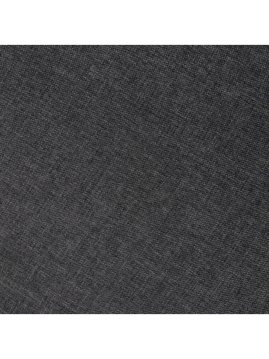 Otočná jídelní židle šedá ohýbané dřevo a textil