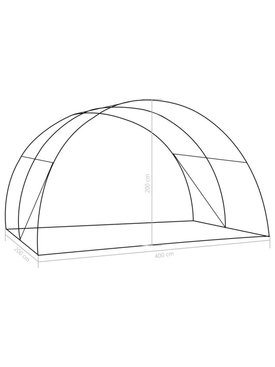 Fóliovník 8 m² 2 x 4 x 2 m