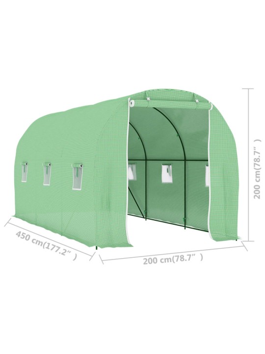 Fóliovník 9 m² 4,5 x 2 x 2 m