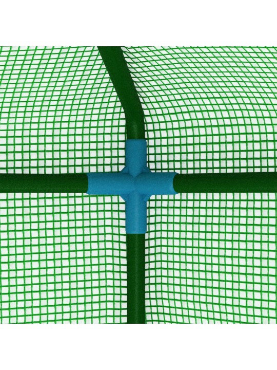 Skleník s policemi ocel 227 x 223 cm