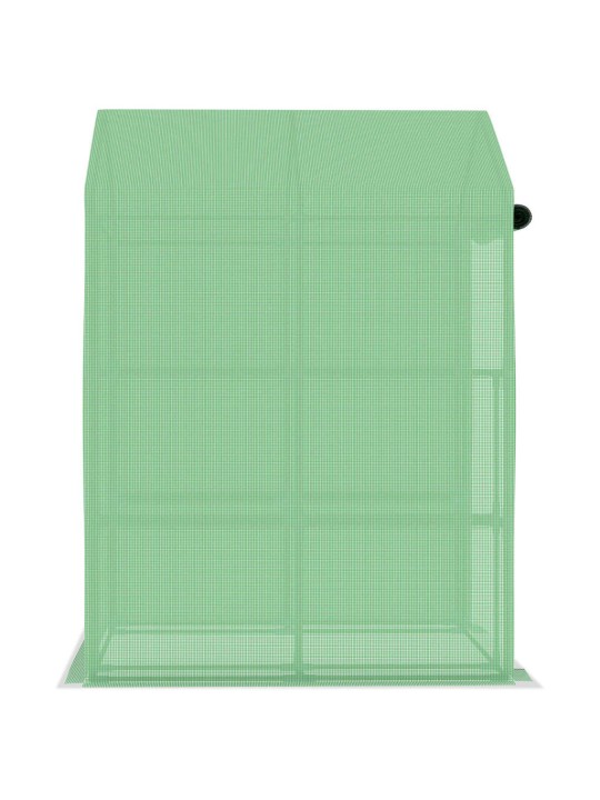 Skleník s policemi ocel 143 x 143 x 195 cm