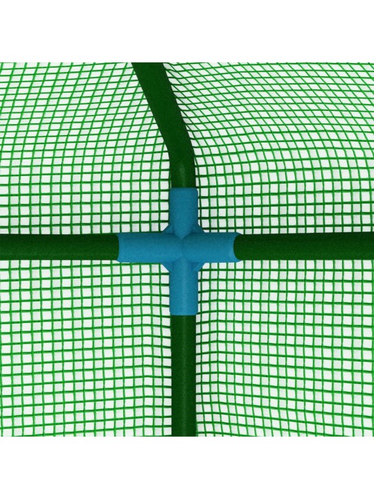 Skleník s policemi ocel 143 x 143 x 195 cm