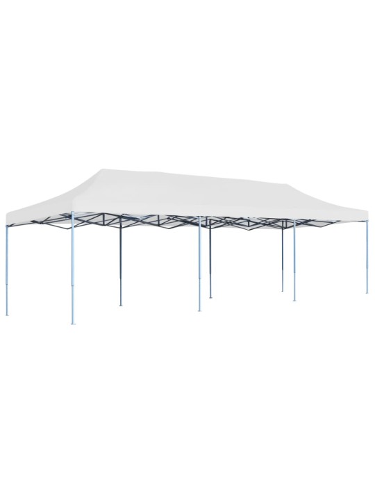 Skládací nůžkový party stan 3 x 9 m bílý