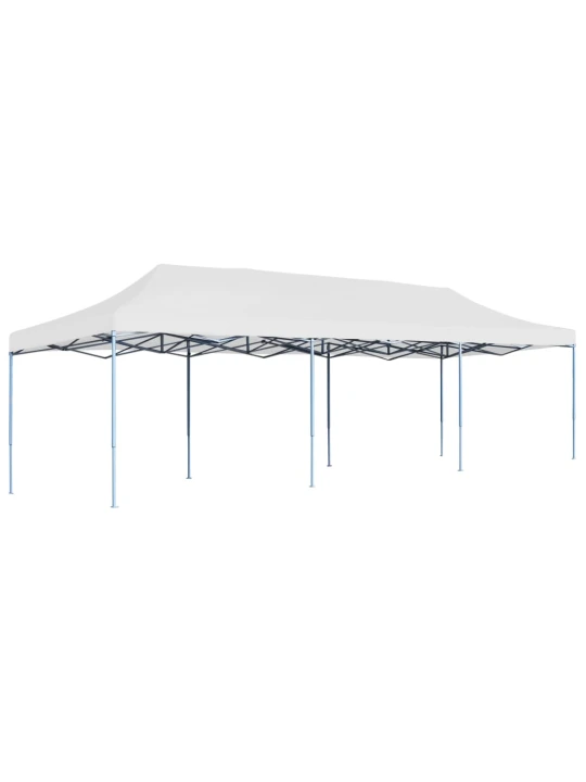 Skládací nůžkový party stan 3 x 9 m bílý