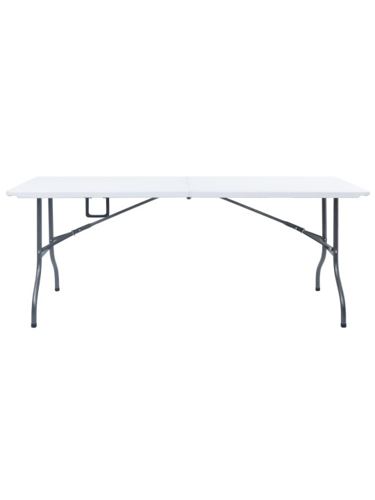 Skládací zahradní stůl bílý 180 x 72 x 72 cm hdpe
