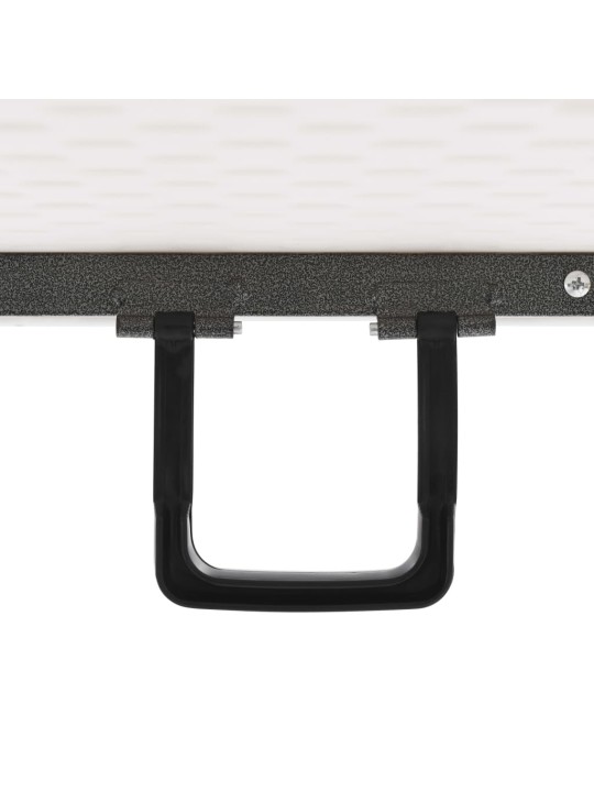 Skládací zahradní stůl bílý 180 x 72 x 72 cm hdpe