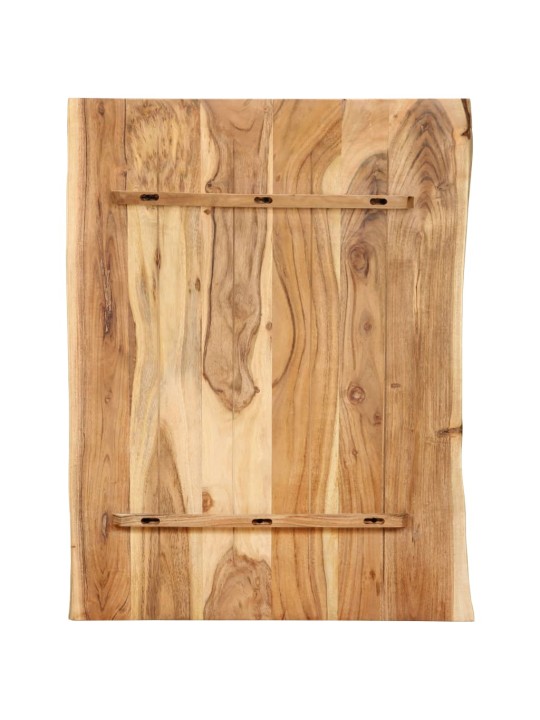 Stolní deska masivní akáciové dřevo 80 x (50–60) x 2,5 cm