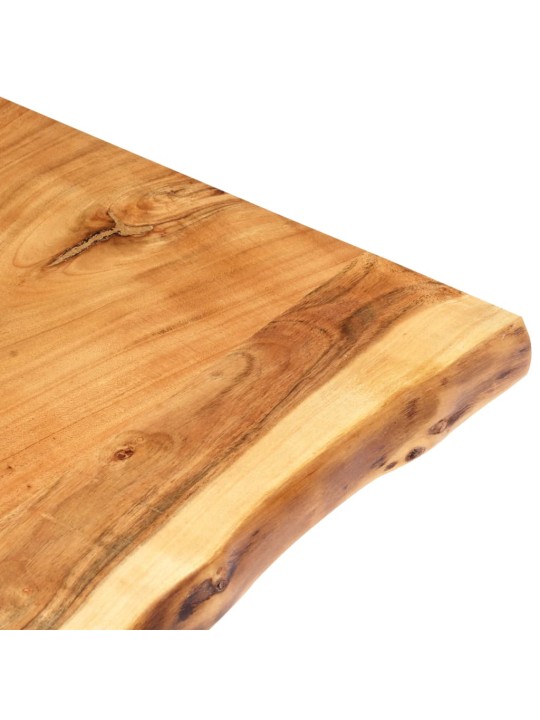 Stolní deska masivní akáciové dřevo 80 x (50–60) x 2,5 cm