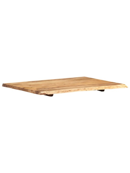 Stolní deska masivní akáciové dřevo 80 x (50–60) x 2,5 cm
