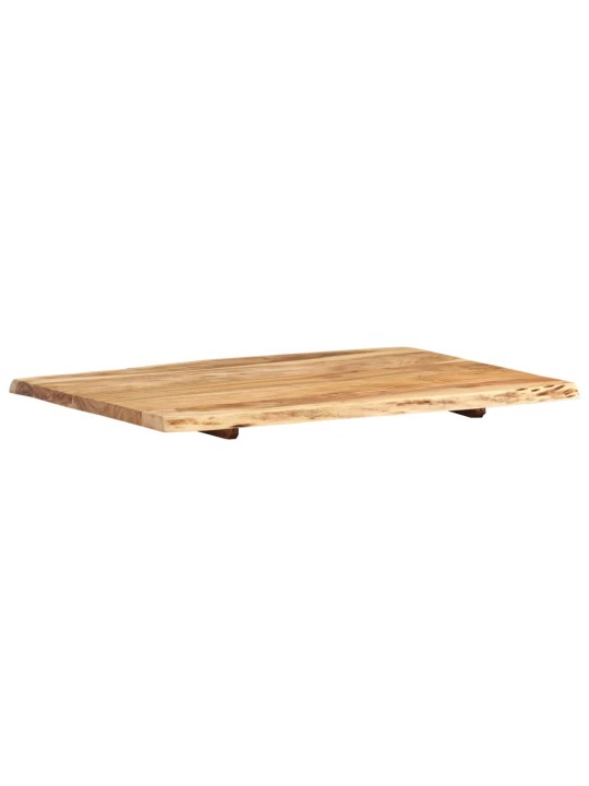 Stolní deska masivní akáciové dřevo 80 x (50–60) x 2,5 cm