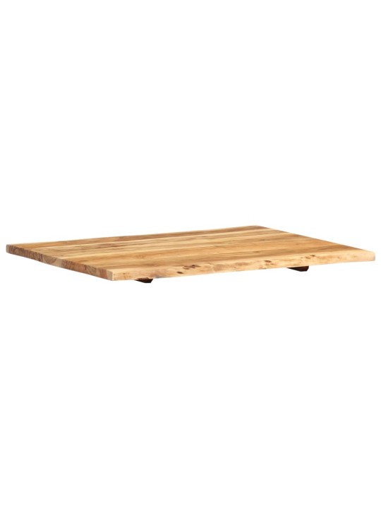 Stolní deska masivní akáciové dřevo 80 x (50–60) x 2,5 cm
