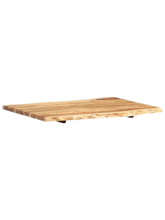 Stolní deska masivní akáciové dřevo 80 x (50–60) x 2,5 cm