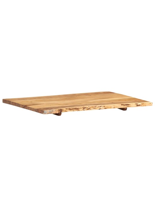 Stolní deska masivní akáciové dřevo 80 x (50–60) x 2,5 cm