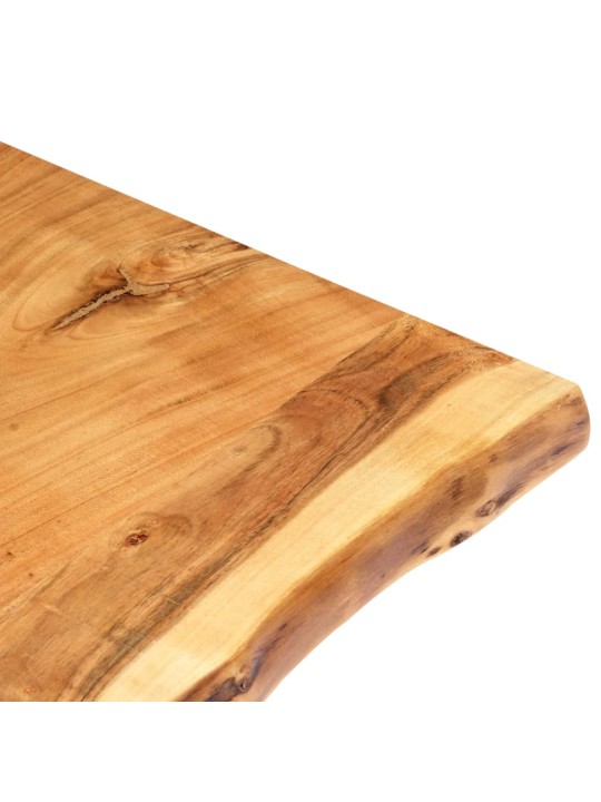 Stolní deska masivní akáciové dřevo 80 x (50–60) x 3,8 cm