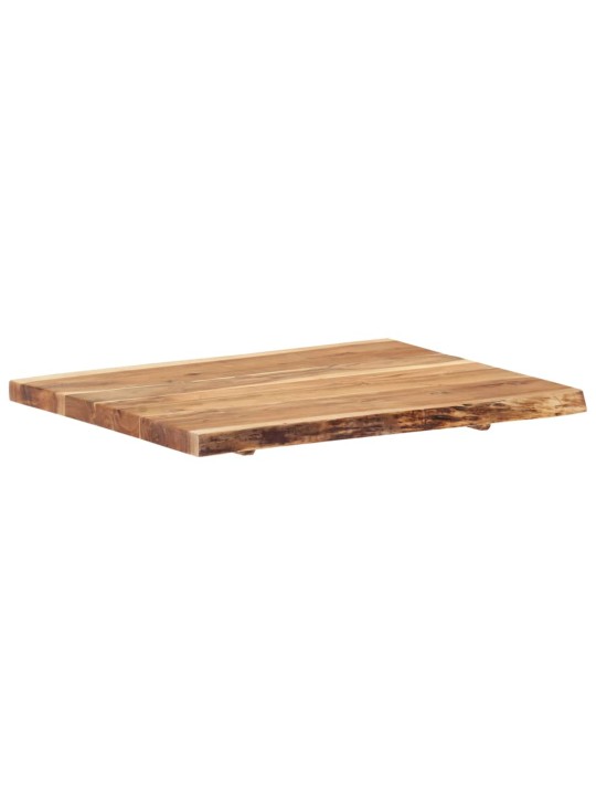 Stolní deska masivní akáciové dřevo 80 x (50–60) x 3,8 cm