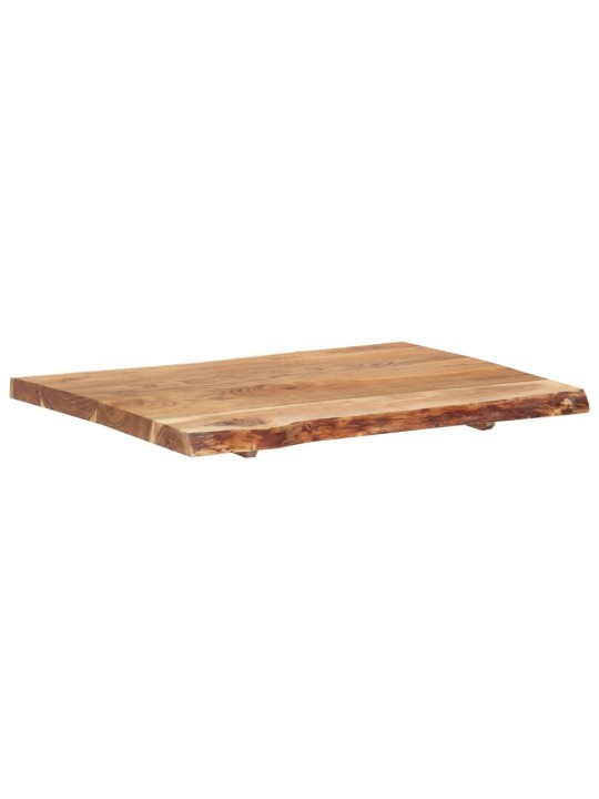 Stolní deska masivní akáciové dřevo 80 x (50–60) x 3,8 cm