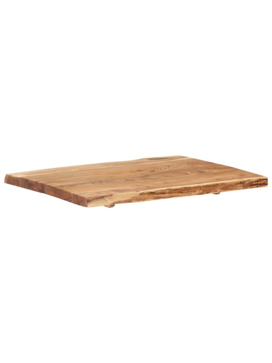 Stolní deska masivní akáciové dřevo 80 x (50–60) x 3,8 cm