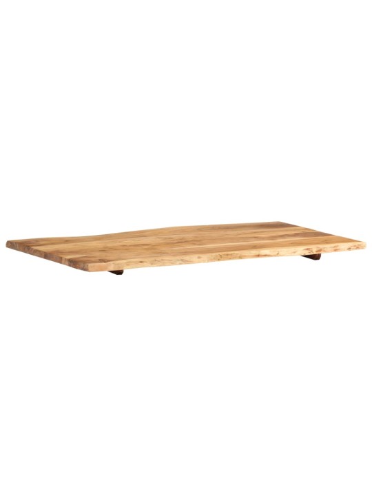 Stolní deska masivní akáciové dřevo 100 x (50–60) x 2,5 cm