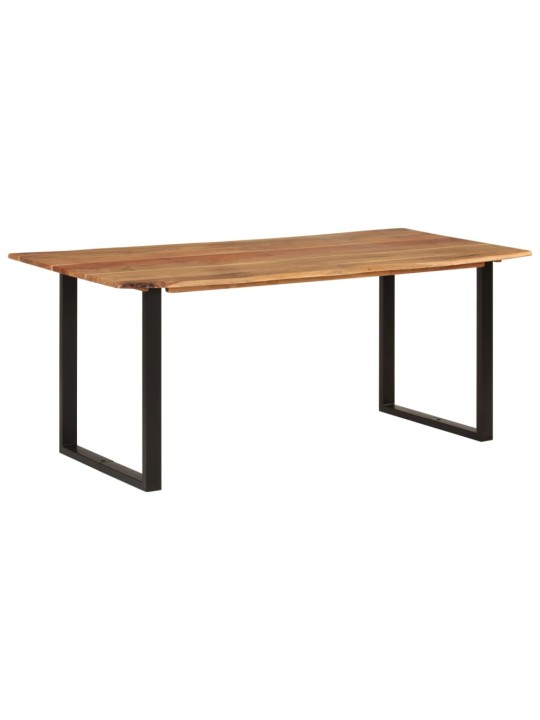 Jídelní stůl 180 x 90 x 76 cm masivní akáciové dřevo