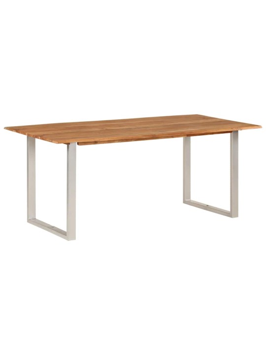 Jídelní stůl 180 x 90 x 76 cm masivní akáciové dřevo