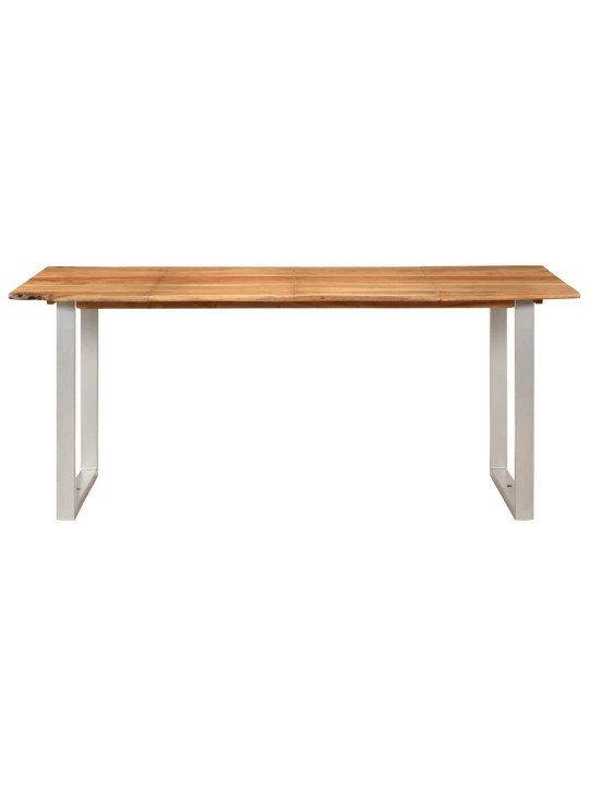 Jídelní stůl 180 x 90 x 76 cm masivní akáciové dřevo
