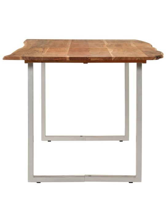 Jídelní stůl 180 x 90 x 76 cm masivní akáciové dřevo