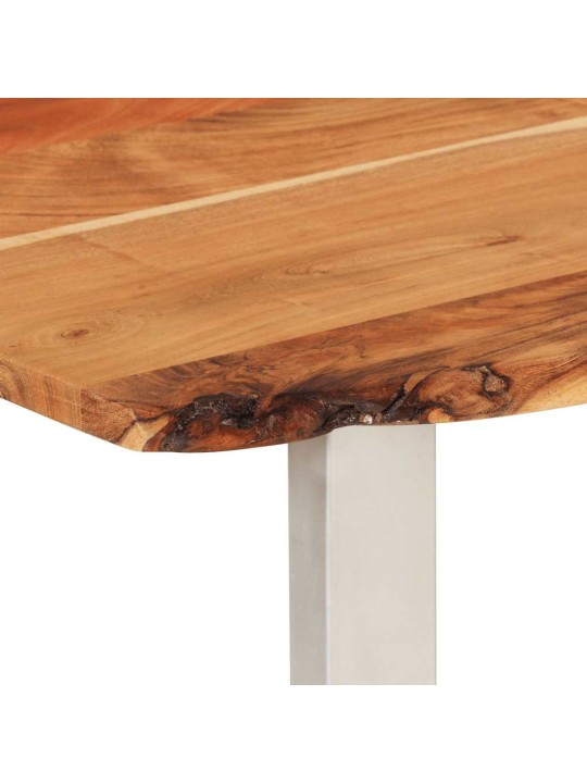 Jídelní stůl 180 x 90 x 76 cm masivní akáciové dřevo