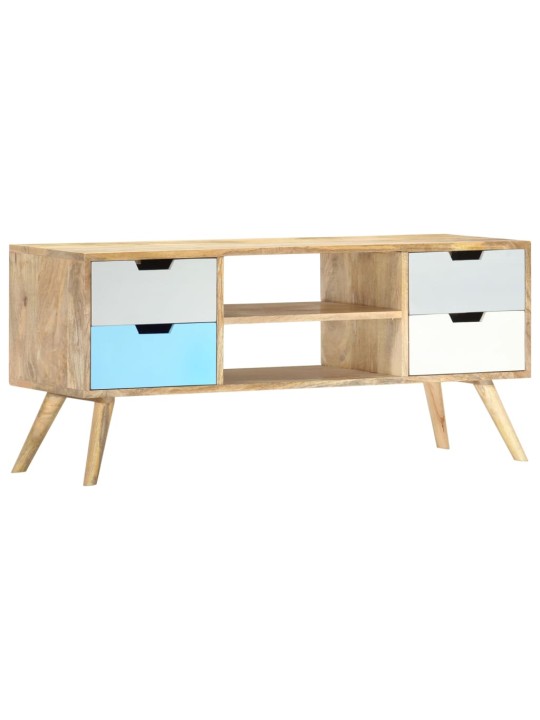 TV stolek 110 x 35 x 48 cm masivní mangovníkové dřevo