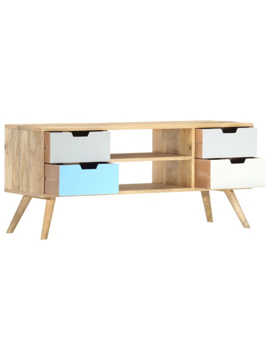 TV stolek 110 x 35 x 48 cm masivní mangovníkové dřevo