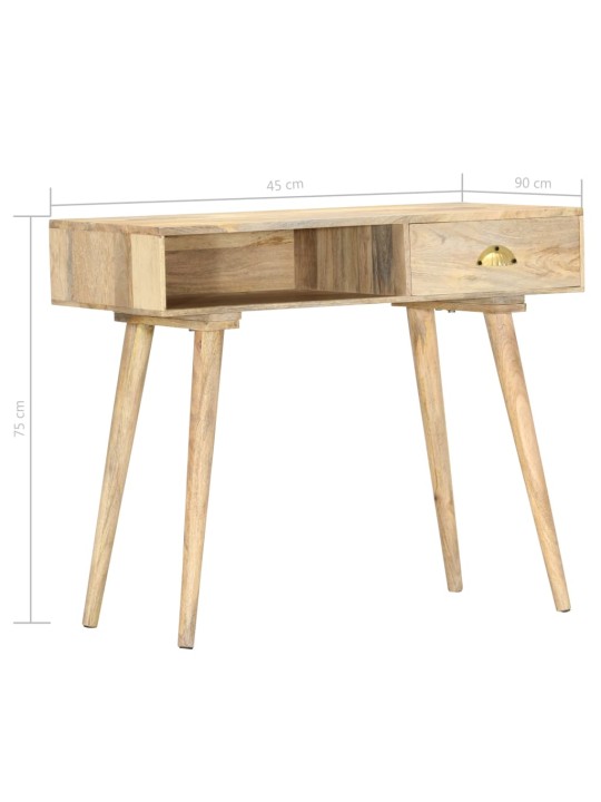 Konzolový stolek 90 x 45 x 75 cm masivní mangovníkové dřevo