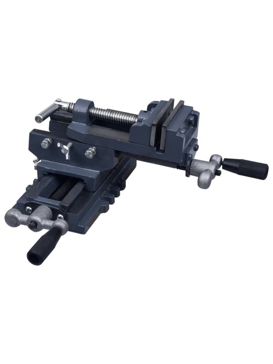 Ručně ovládaný strojní svěrák pod vrtačku křížový 70 mm