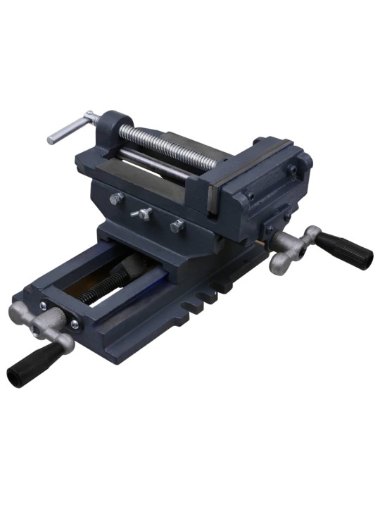 Ručně ovládaný strojní svěrák pod vrtačku křížový 127 mm