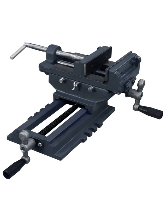 Ručně ovládaný strojní svěrák pod vrtačku křížový 127 mm
