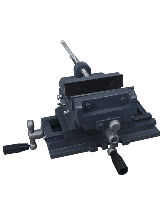 Ručně ovládaný strojní svěrák pod vrtačku křížový 127 mm