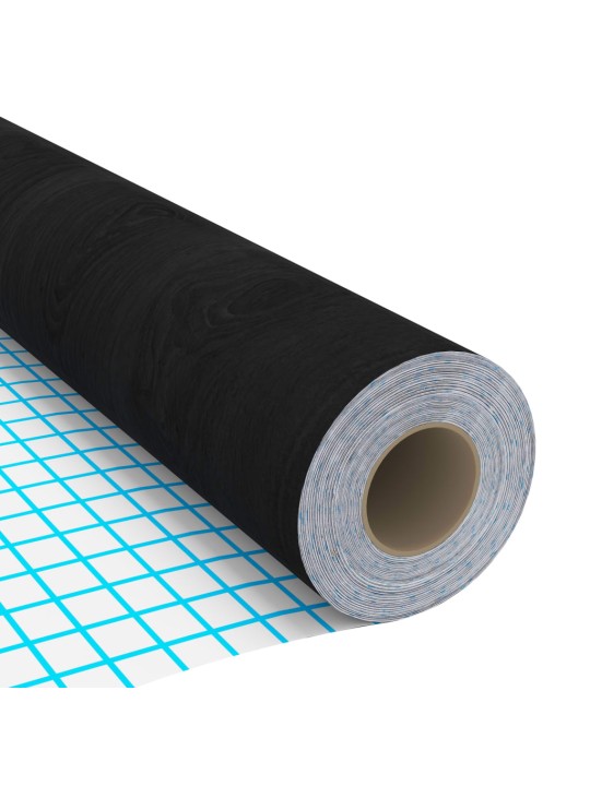 Samolepicí tapeta na nábytek tmavé dřevo 500 x 90 cm PVC