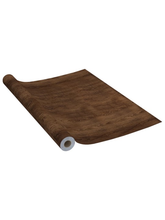 Samolepící tapeta na nábytek tmavý dub 500 x 90 cm PVC