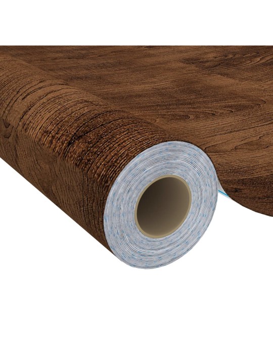 Samolepící tapeta na nábytek tmavý dub 500 x 90 cm PVC
