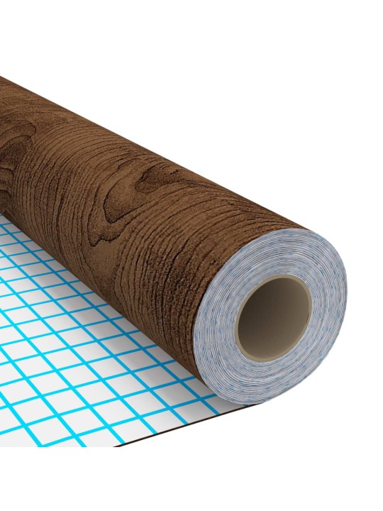 Samolepící tapeta na nábytek tmavý dub 500 x 90 cm PVC