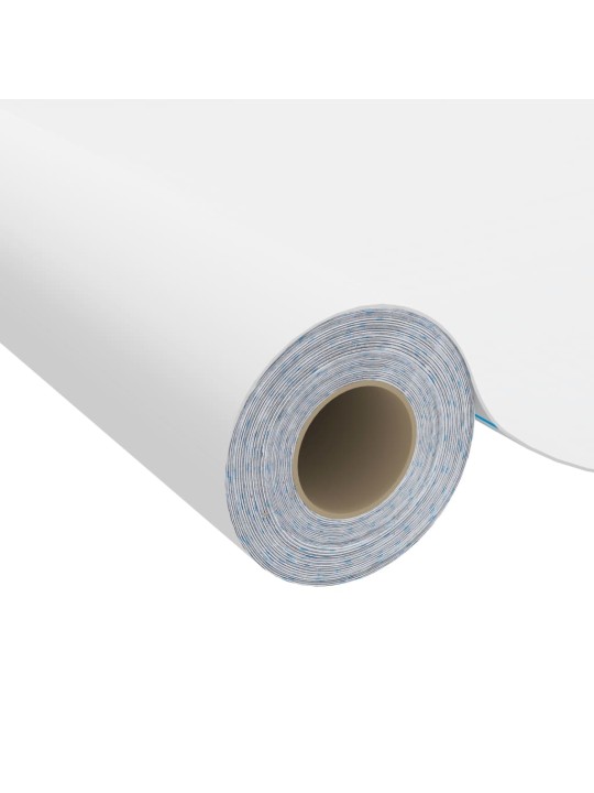 Samolepící tapeta na nábytek bílá 500 x 90 cm PVC