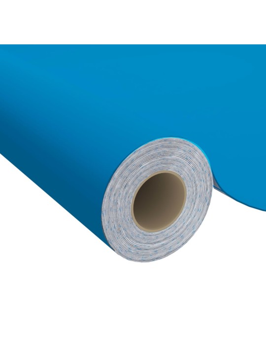 Samolepící tapeta na nábytek azurová 500 x 90 cm PVC