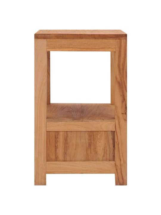 Noční stolek 40 x 30 x 50 cm masivní teakové dřevo
