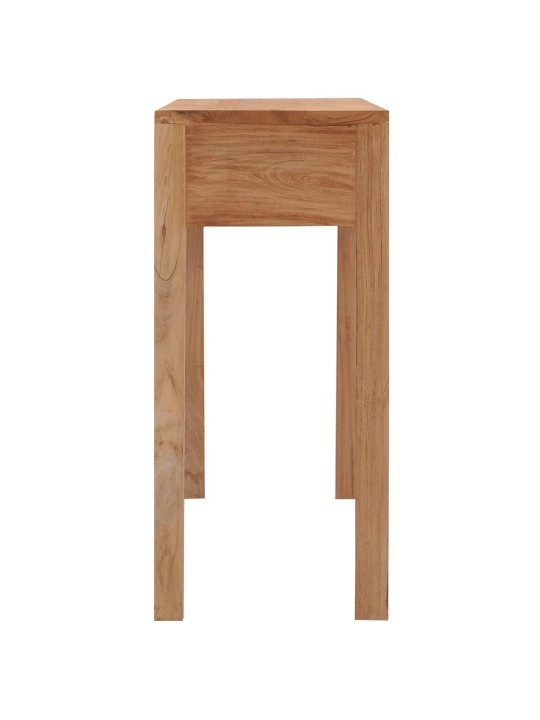 Konzolový stolek 110 x 35 x 75 cm masivní teakové dřevo