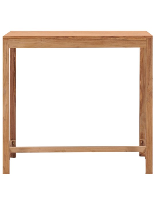 Zahradní barový stůl 110 x 60 x 105 cm masivní teakové dřevo