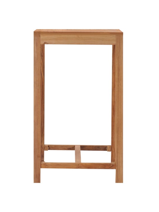 Zahradní barový stůl 60 x 60 x 105 cm masivní teakové dřevo