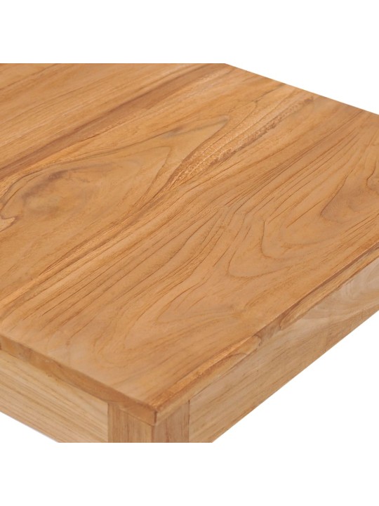 Zahradní barový stůl 60 x 60 x 105 cm masivní teakové dřevo