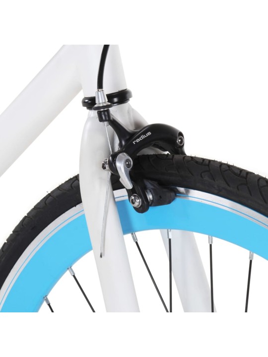 Kolo s pevným převodem bílé a modré 700c 51 cm