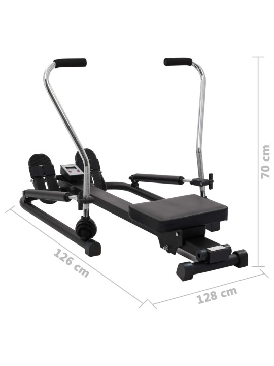 Veslovací trenažér 5úrovňový hydraulický odpor